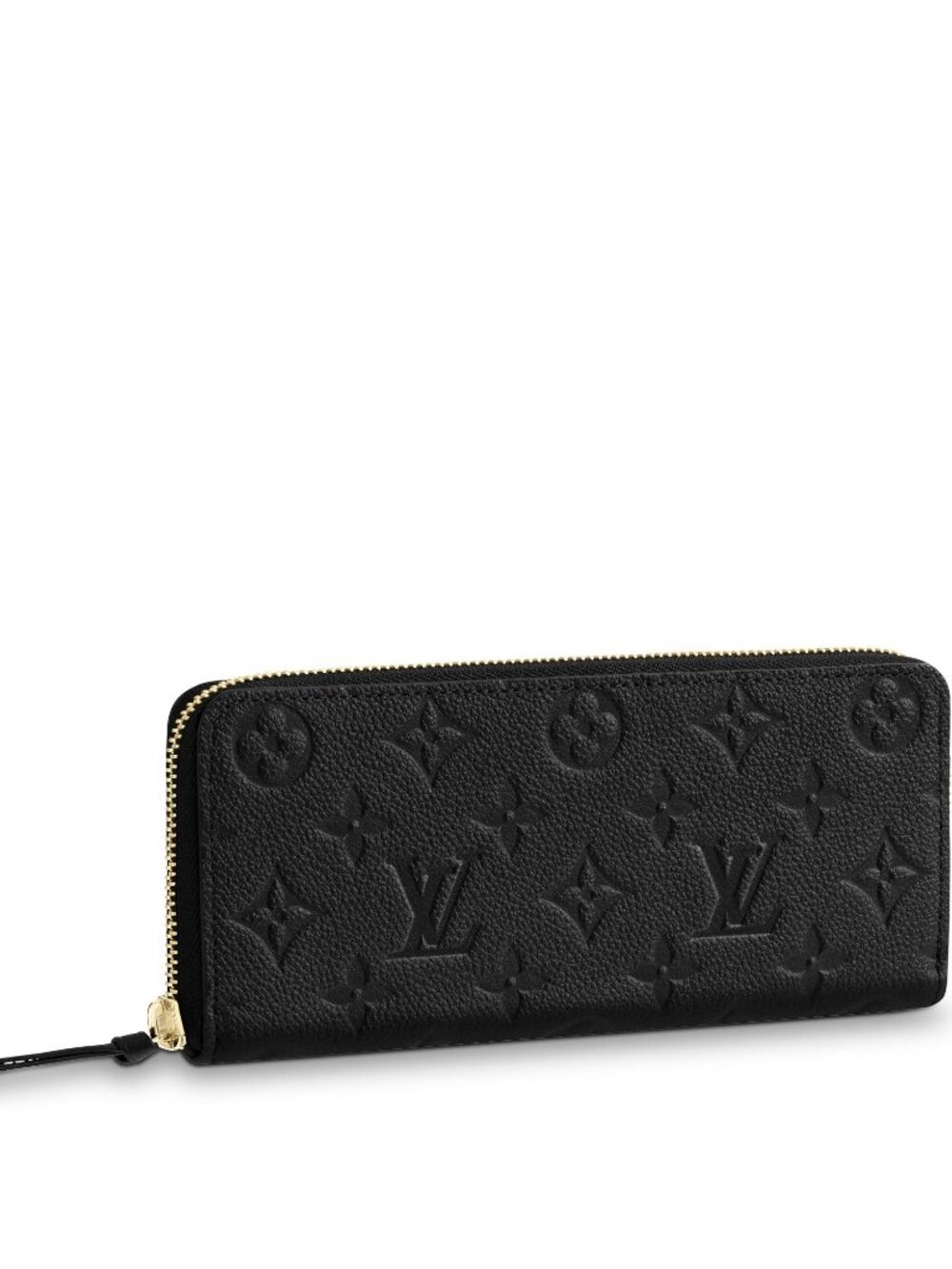 Louis Vuitton Clemence Wallet Monogram Empreinte Noir NWT